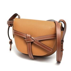 Loewe Gate Bag Small Shoulder .. Soft Grain Calf Leather Light Camel